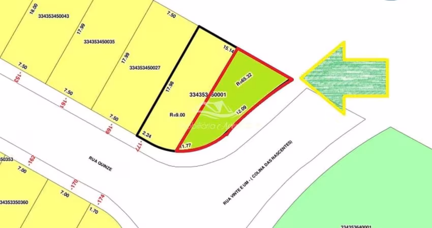 Lote a venda -  Residencial Colina das Nascentes, Campinas, SP