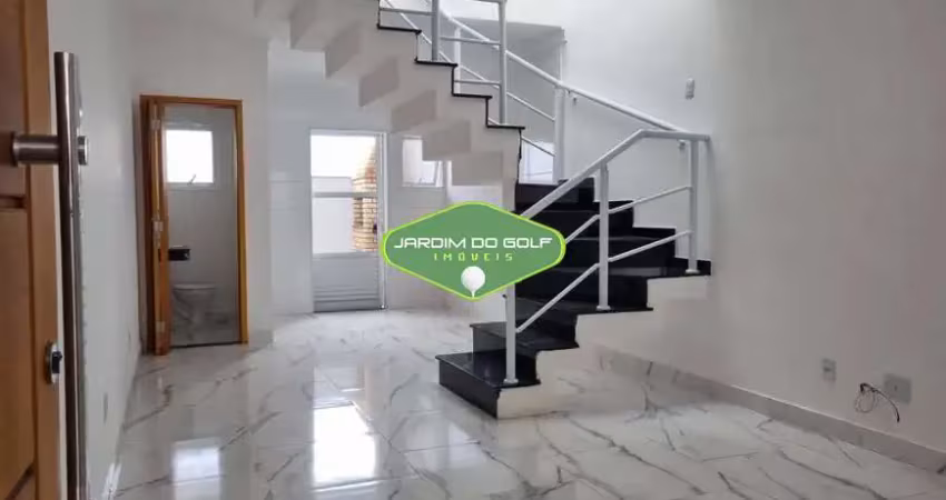 Alugo sobrado novo com 3 dormitórios no jardim santa cruz – excelente localização!