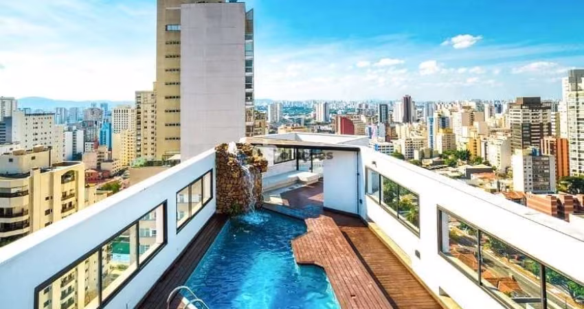 Cobertura Triplex a venda com 626 Mt² com 4 Dormitórios e 5 Vagas de Garagem no bairro do Pacaembu.