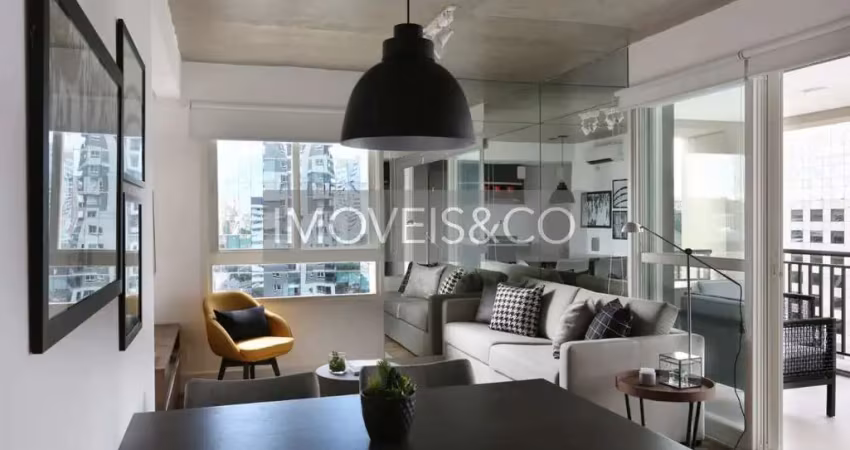 Apartamento para locação na cidade monções: 1 quarto, 1 suíte, 1 vaga, 68m² - são paulo-sp!