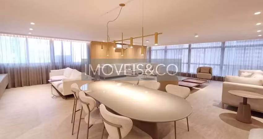 Apartamento de luxo para venda ou locação em são paulo-sp, cerqueira césar: 3 quartos, 3 suítes, 3 salas, 1 vaga, 235m². venha conferir!