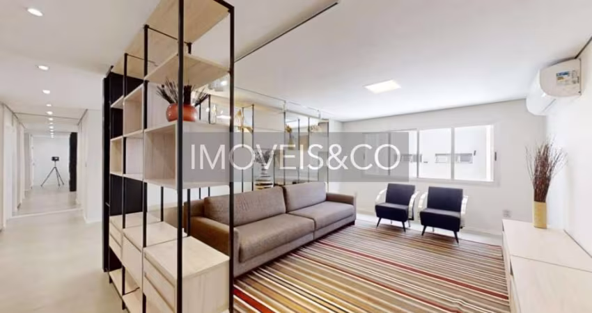 Apartamento de alto padrão à venda no Itaim Bibi, São Paulo-SP: 2 quartos, 2 suítes, 2 salas, 2 banheiros, 1 vaga, 115m².
