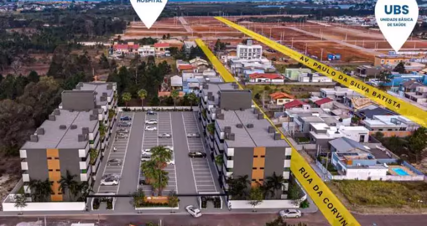 Apartamento 02 dorm à venda no bairro paraiso com 53 m² de área privativa - 1 vaga de garagem