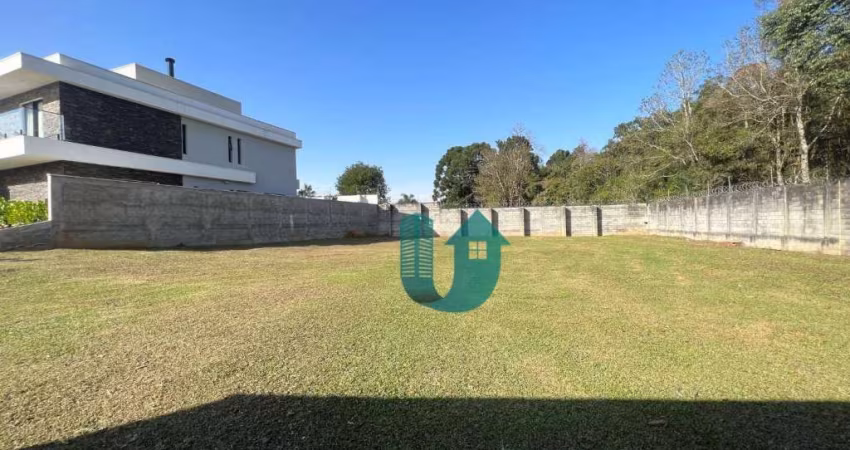 Terreno em condomínio de alto luxo em Santa Felicidade  - posição no fundo do condomínio