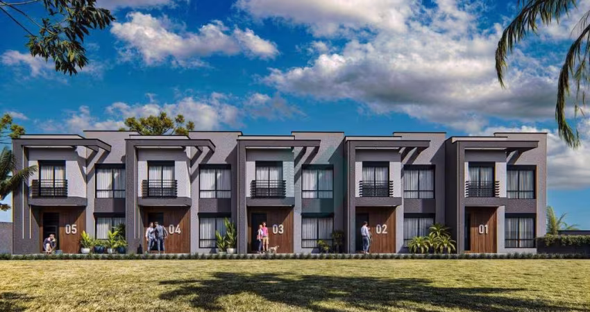 Sobrado duplex novo com 3 quartos, sendo 1 suite e 2 vagas - Vista Alegre