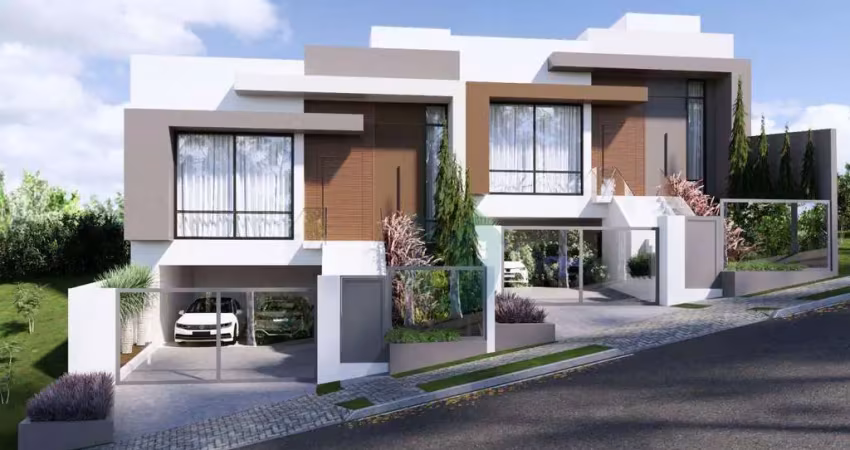 Casa térrea de frente para a rua com 3 quartos, sendo 1 suite e 2 demi-suites + 4 vagas  e piscina - campo comprido