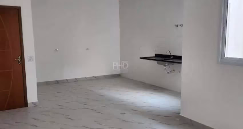 Apartamento novo sem condomínio à venda, com 81,77m², 3 quartos, 1 suíte com sacada, quintal, 2 vagas cobertas, campestre, santo andré
