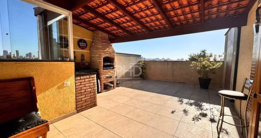 Cobertura duplex 100m² 2 dormitórios - 2vagas-vila metalúrgica -santo andre/sp