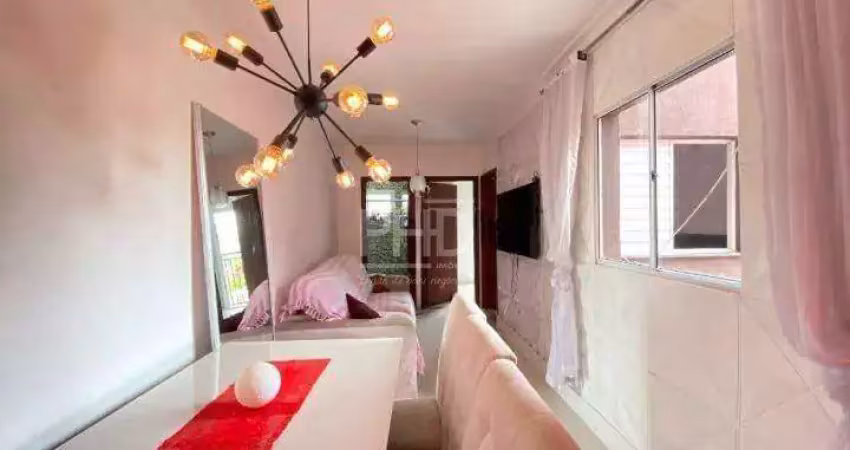 Apartamento à venda, 2 quartos, 1 vaga, vila américa - santo andré/sp