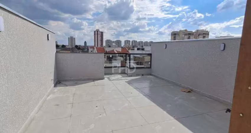 Cobertura à venda, 2 quartos, 1 suíte, 2 vagas, campestre - santo andré/sp