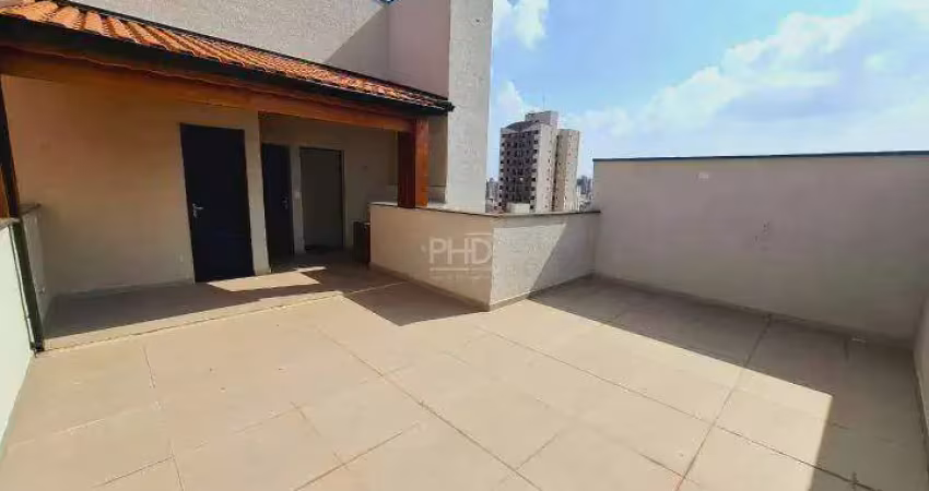 Oportunidade! cobertura nova com 2 dorms e localização estratégica em santo andré