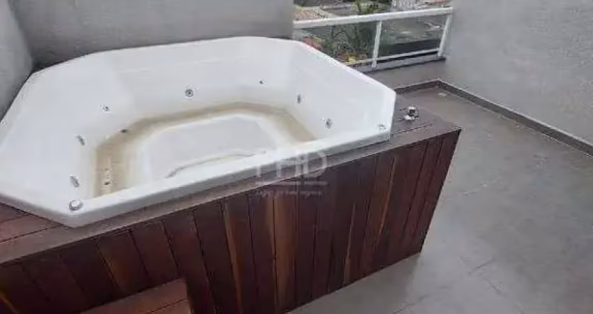 Cobertura com 3 quartos para alugar na Vila Scarpelli, Santo André 