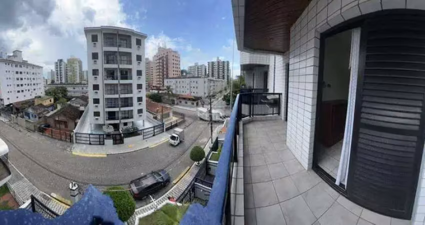 Apartamento 3 quartos com vista mar, mobiliado na guilhermina, praia grande