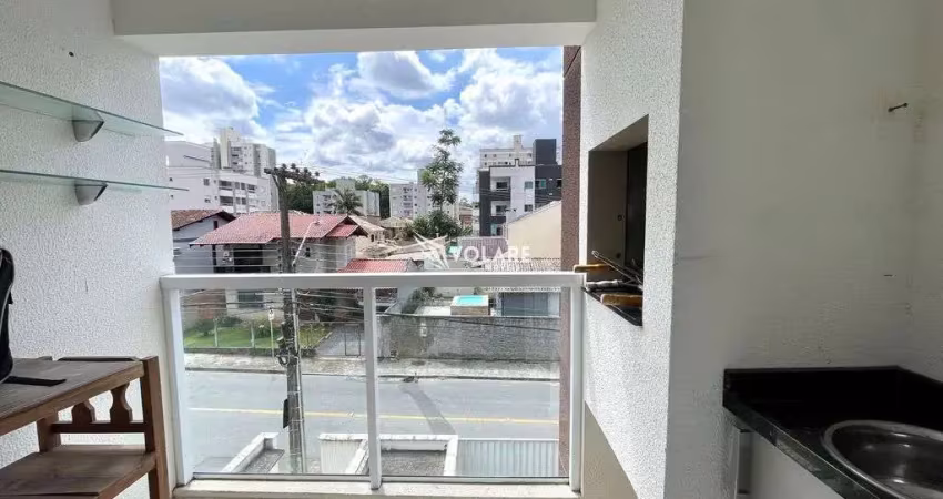 Apartamento mobiliado, 2 dormitórios - água verde, loteamento villa rica