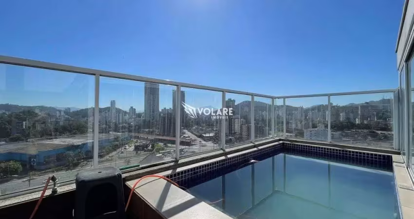 Exclusividade: cobertura com piscina no centro - próxima à vila germânica