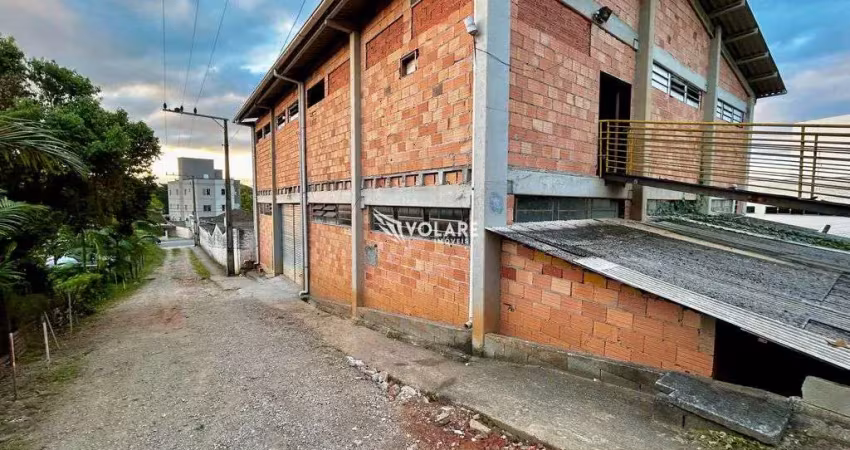 Galpão comercial para locação | bairro velha – blumenau/sc