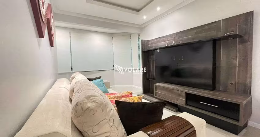 Apartamento com 130 m² e mobiliado para locação - bairro itoupava seca/blumenau.