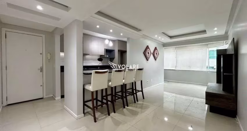 Apartamento semi mobiliado com terraço p/ locação - bairro itoupava seca