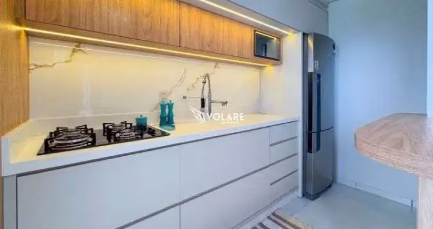 Apartamento mobiliado com 74 m² para locação - bairro velha/blumenau