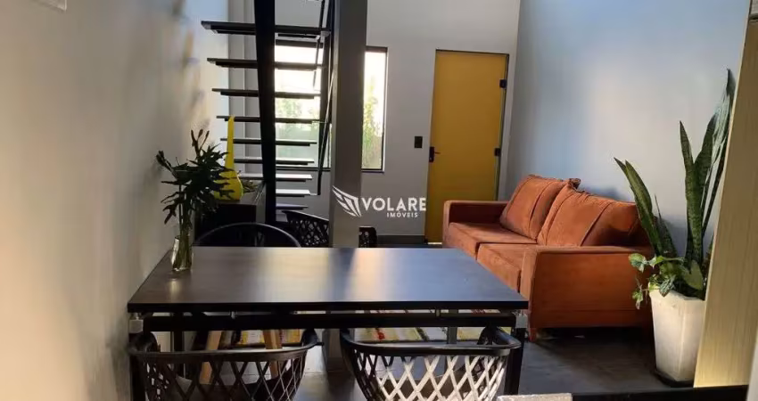 Apartamento estilo loft mobiliado no bairro badenfurt!