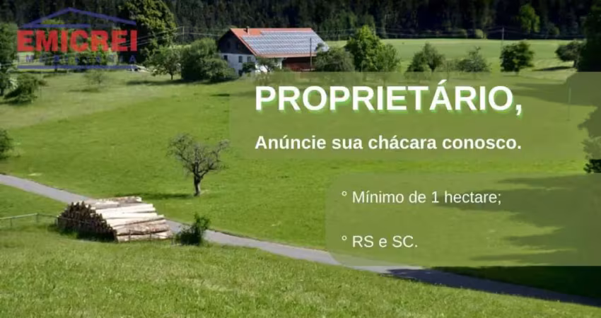 Chácara à venda, 1000 m² por r$ 200.000,00 - lomba grande - novo hamburgo/rs