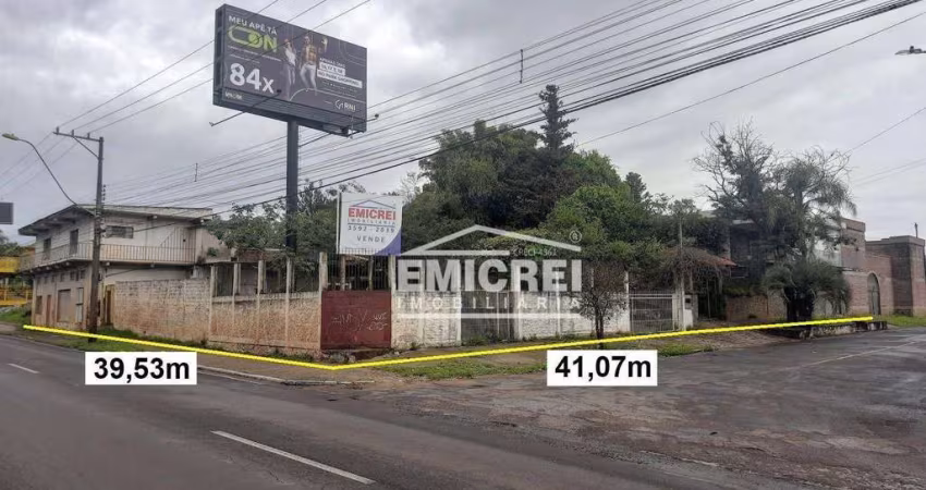 EMICREI VENDE - Terreno BR-116 com 1.929m², com três frentes - Bairro São João Batista - São Leopoldo/RS