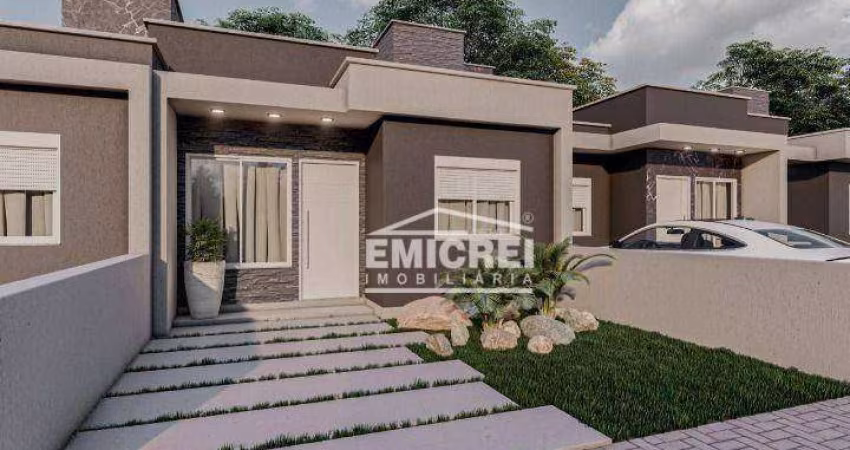 Casa com 2 dormitórios à venda, 49 m² por R$ 259.000,00 - Boa Vista - São Leopoldo/RS
