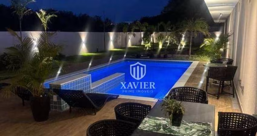 Luxo, Espaço e Tecnologia no Saint Patrick! Casa térrea exclusiva com 4 suítes, 2 escritórios, piscina e automação completa. Mudança imediata! Agende