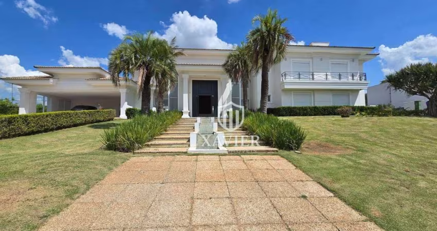 Mansão Neoclássica no Terras de São José II – 6 Suítes, Vista Privilegiada para Mata e Arquitetura Excepcional!