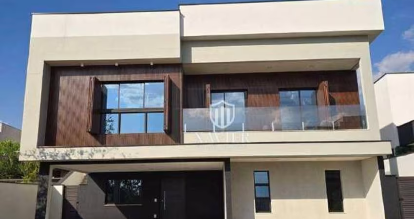 Casa assobradada à venda no Alphaville Nova Esplanada 3– 4 suítes, piscina, área gourmet e estuda permuta