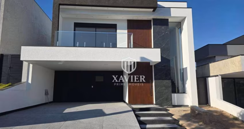 Sobrado à Venda no Condomínio Cyrela Landscape Esplanada em Sorocaba – 3 Suítes, Piscina Aquecida, Pé-Direito Duplo e Gourmet Integrado