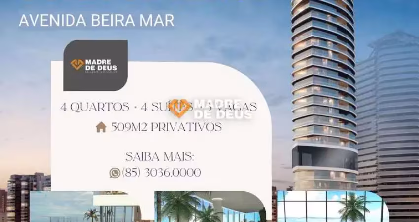 Apartamento com 4 quartos à venda na Avenida Beira Mar, 1680, Meireles, Fortaleza