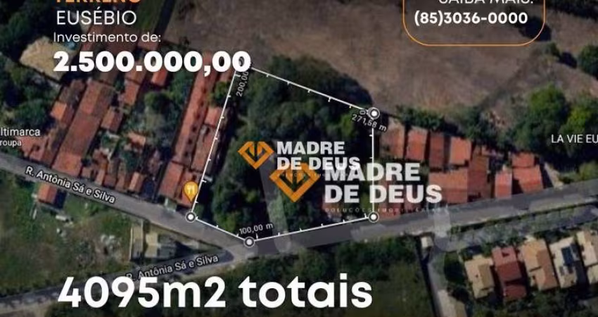 Terreno à venda na Antonio Sá e Silva, 684, Eusebio, Eusébio