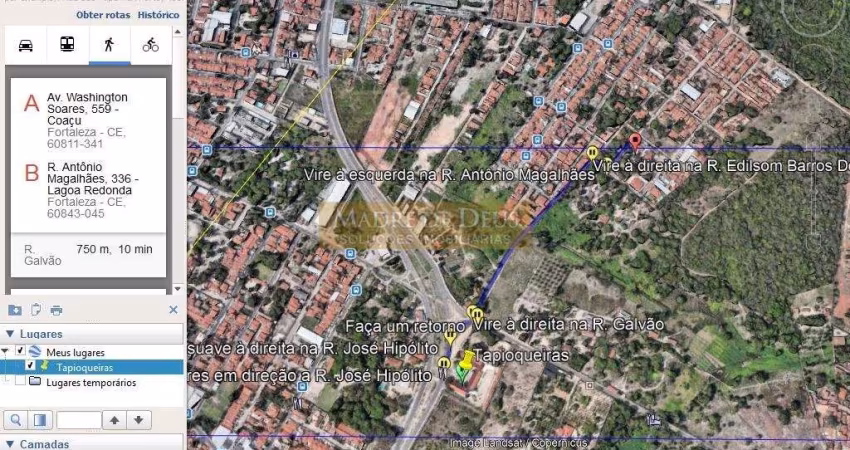 Terreno em condomínio fechado à venda na Rua Antônio Magalhães, 336, Lagoa Redonda, Fortaleza