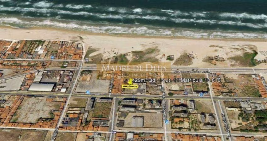Terreno à venda na Rua Aristides Barcelos, 1, Vicente Pinzon, Fortaleza