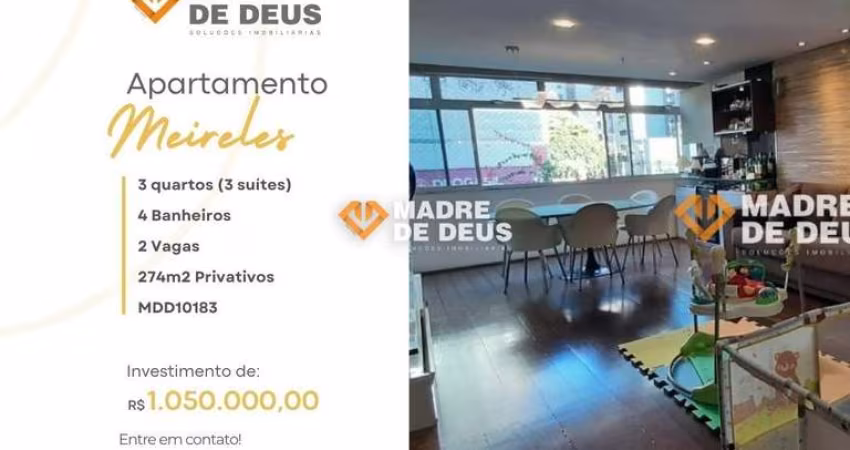Apartamento com 3 quartos à venda na Avenida Desembargador Moreira, 700, Meireles, Fortaleza