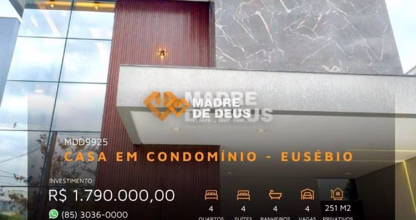Casa em condomínio fechado com 4 quartos à venda na Morro Branco, 235, Cidade Alpha, Eusébio