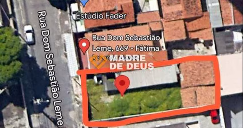 Terreno comercial à venda na Rua Dom Sebastião Leme, 689, Fátima, Fortaleza