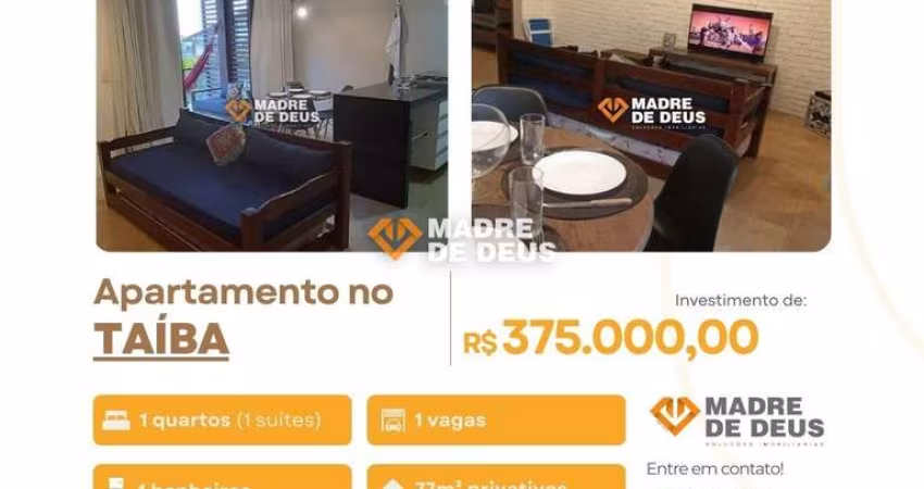 Apartamento com 1 quarto à venda na Francisco Guilherme, 1, Taíba, São Gonçalo do Amarante