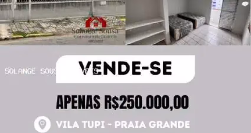 Apartamento para venda em praia grande, vila tupi, 1 dormitório, 1 banheiro, 1 vaga