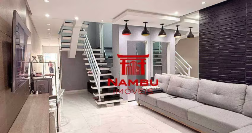 Sobrado com 3 dormitórios à venda, 130 m² por r$ 639.000,00 - jardim santa adélia - são paulo/sp