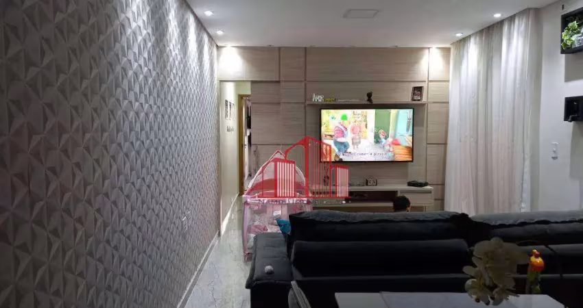 Apartamento com 2 dormitórios à venda, 74 m² por r$ 475.000,00 - parque das nações - santo andré/sp
