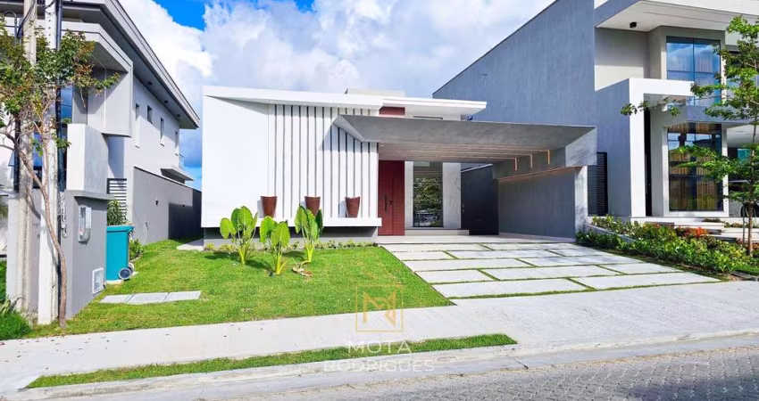 Linda Casa Plana no Terras Alphaville Ceará 2 - 192m² - 3 suítes + DCE