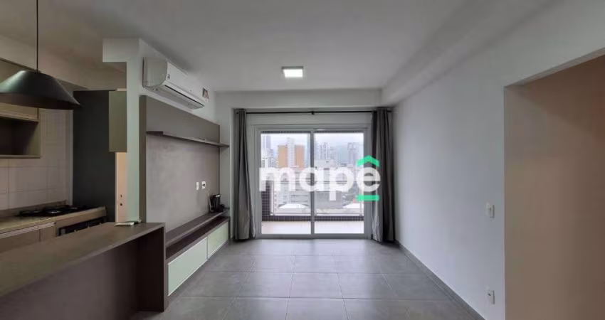 Apartamento com 2 dormitórios, 72 m² - venda por R$ 1.325.000,00 ou aluguel por R$ 6.800,00/mês - Gonzaga - Santos/SP