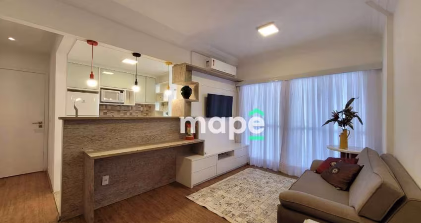 Apartamento com 1 dormitório para alugar, 56 m² por R$ 5.400,00/mês - Boqueirão - Santos/SP