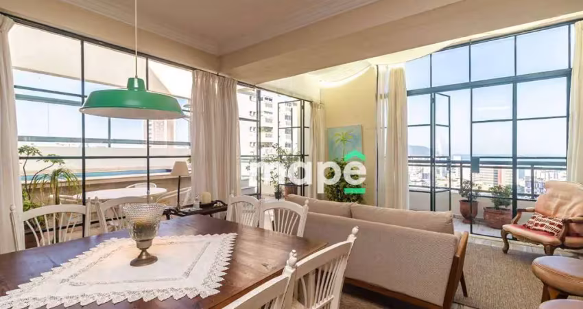 Cobertura com 3 dormitórios à venda, 307 m² por R$ 5.500.000,00 - Boqueirão - Santos/SP