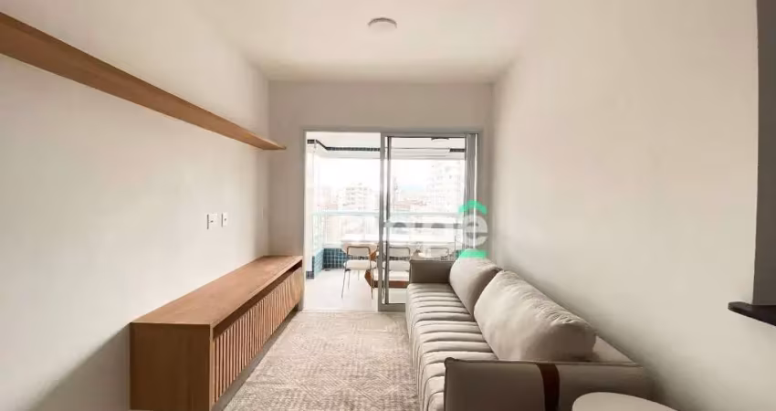 Apartamento com 1 dormitório à venda, 60 m² por r$ 890.000,00 - boqueirão - santos/sp