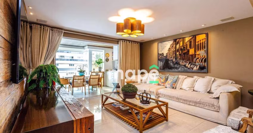 Apartamento Garden com 3 dormitórios, 291 m² - venda por R$ 3.200.000,00 ou aluguel por R$ 28.000,00/mês - Aparecida - Santos/SP