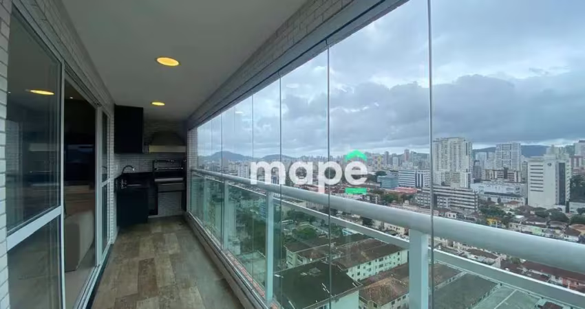 Apartamento com 2 dormitórios à venda, 96 m² por r$ 1.200.000,00 - boqueirão - santos/sp