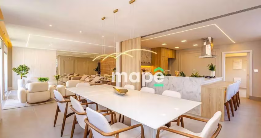 Apartamento com 4 dormitórios à venda, 303 m² por r$ 3.100.000,00 - boqueirão - santos/sp